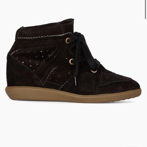 Isabel Marant bobby suede high top sneakers